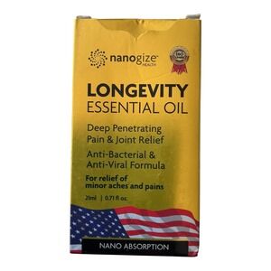 Nanogize Health - Longevity Essential Oil (0.71 oz) - Pain Relief
